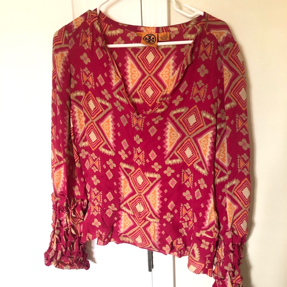 Tory Burch Geometric Blouse